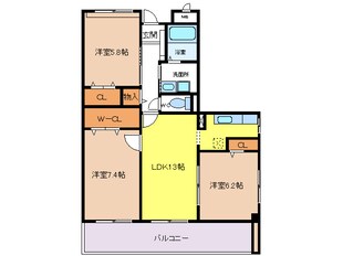 メルヴェイユの物件間取画像